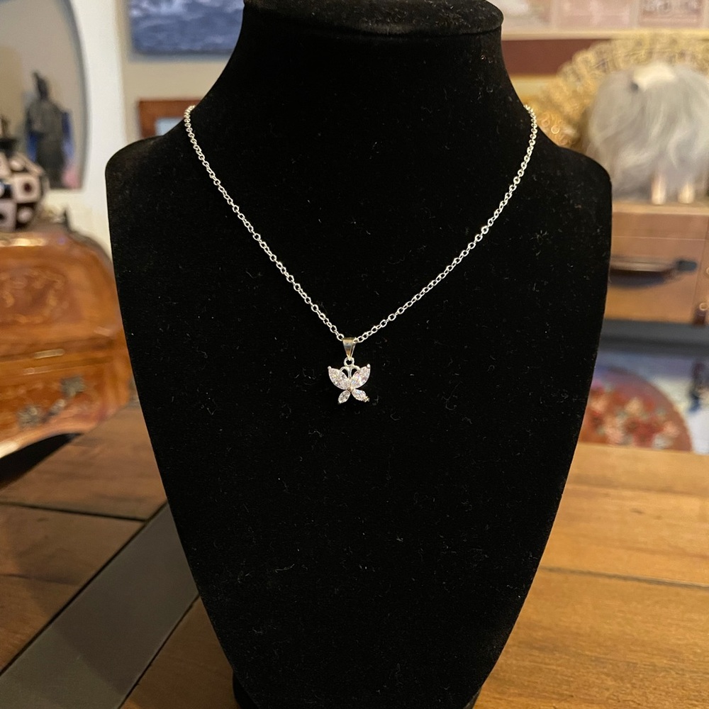 Butterfly Crystal Necklace